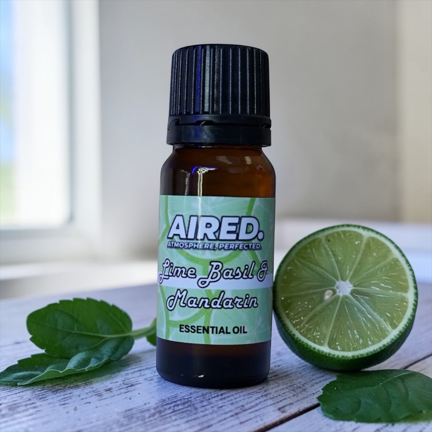 AIRED. Lime Basil & Mandarin Scented Essential Oil / Aromatherapy Oil (10ml)
