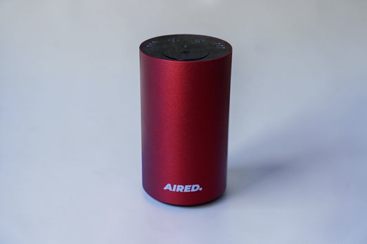 Monroe - In-Car / Home Mini Luxury Electronic Rechargeable Essential Oils Diffuser By AIRED. (RED)