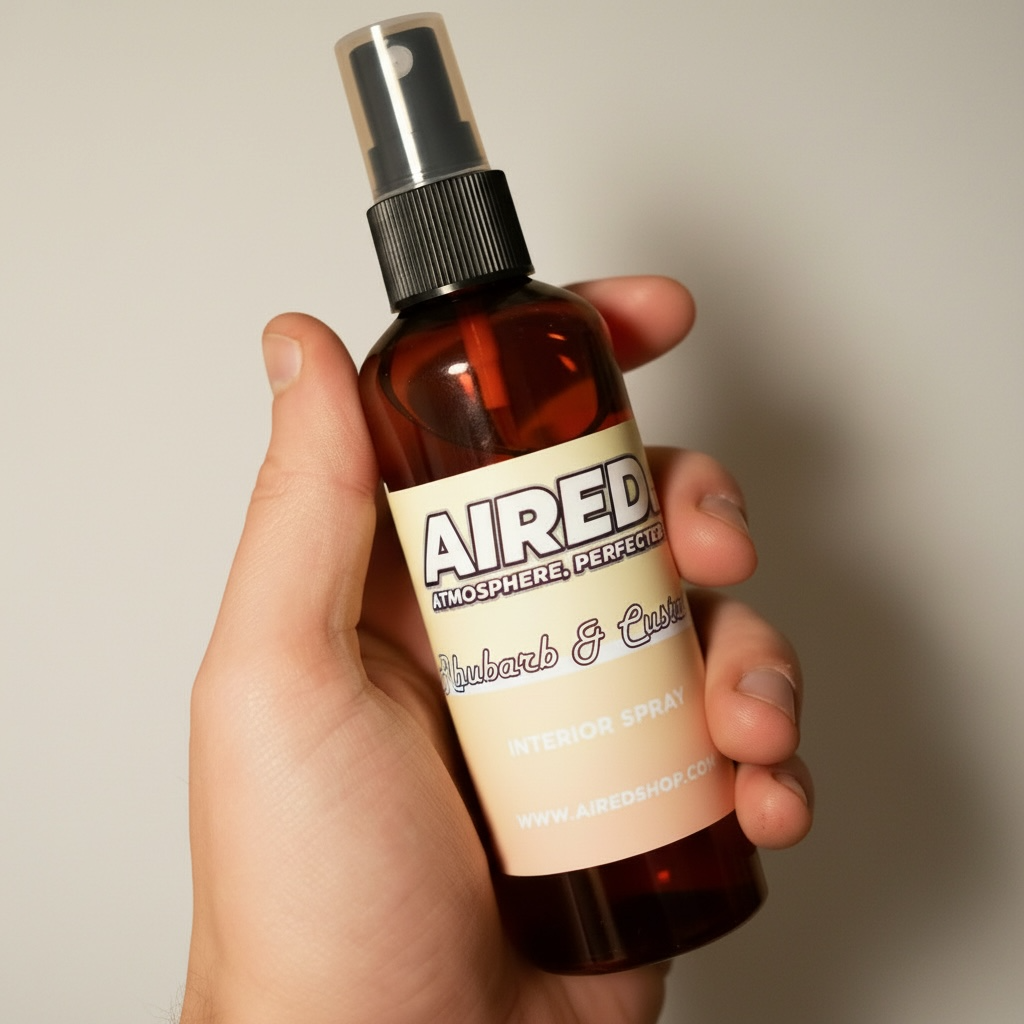 AIRED. Luxury Interior / Room Freshener Spray (Rhubarb & Custard)