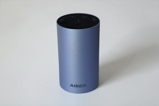 Monroe - In-Car / Home Mini Luxury Electronic Rechargeable Essential Oils Diffuser By AIRED. (SILVER)